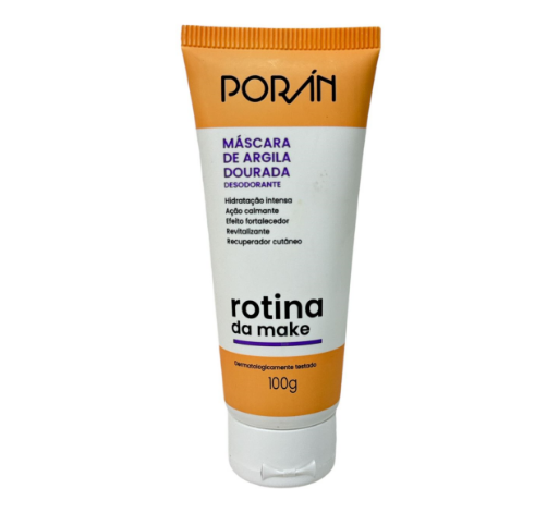 MASCARA DE ARGILA DOURADA 100 G -PORAN
