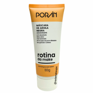 MASCARA DE ARGILA NEGRA 100 G -PORAN