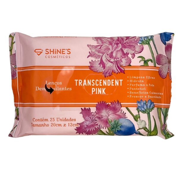 LENCO DEMAQUILANTE TRANSCENDENT PINK - SHINE'S