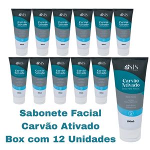 BOX SABONETE FACIAL CARVAO ATIVADO ( BOX COM 12 UNIDADES ) - ISIS