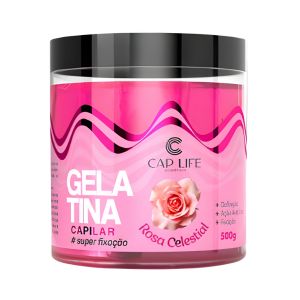 GELATINA CAPILAR ROSA CELESTIALI 500G - CAP LIFE