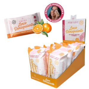 BOX LENÇOS DEMAQUILANTE COLAGENO + VITAMINA C 4X1 ( BOX COM 12 UNIDADES ) - MIAMAKE