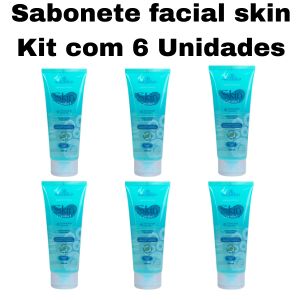 KIT SABONETE FACIAL SKIN CONFORT 100 ML ( KIT COM 6 UNIDADES ) -PHALLEBEAUTY