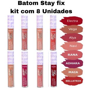 KIT BATOM LIQUIDO STAY FIX  - ( KIT COM 8 UNIDADES ) RUBY ROSE